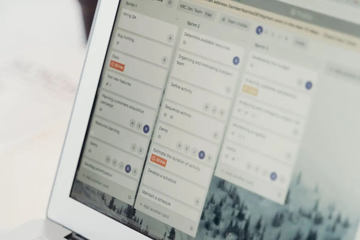 Project management software interface — products built by Redpulse Software in Karur